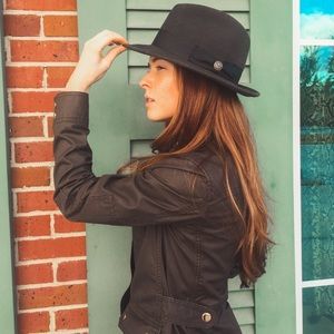 Army Green Goorin Bros Fedora